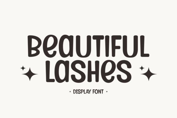 Beautiful Lashes Font for Bold Campaign Headlines