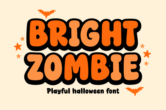 Bright Zombie Font for Playful Web Design