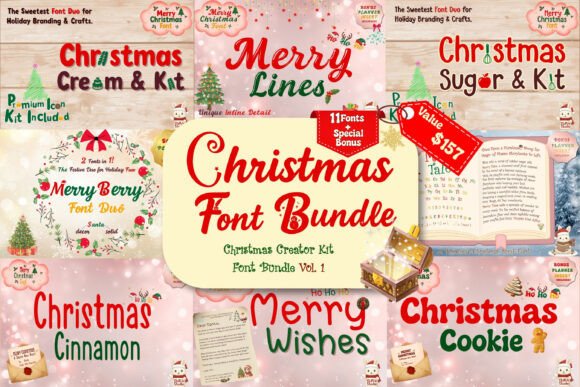 Christmas Font Bundle: The Ultimate Typeface for Crafters