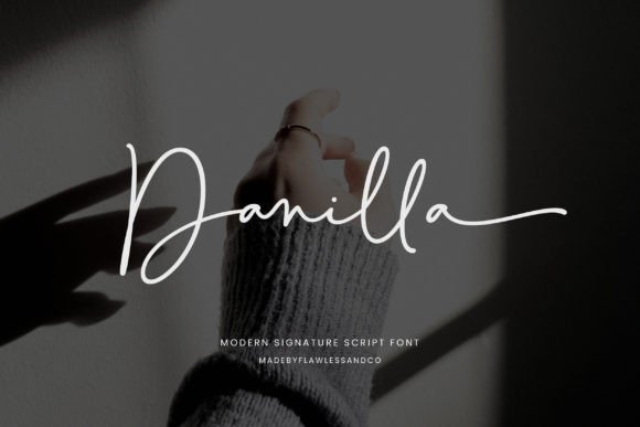 Danilla Script Font for Handmade Creators