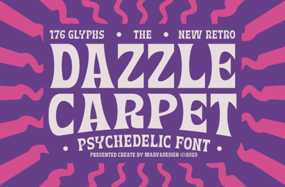 Dazzle Carpet: A Playful Serif Font for Modern Editorial Design