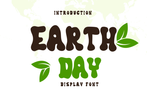 Earth Day Font: A Natural Display Typeface for Campaigns