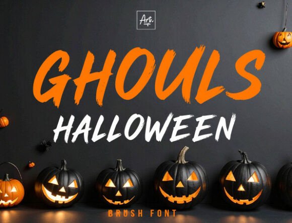 Ghouls Halloween Display Font for Branding