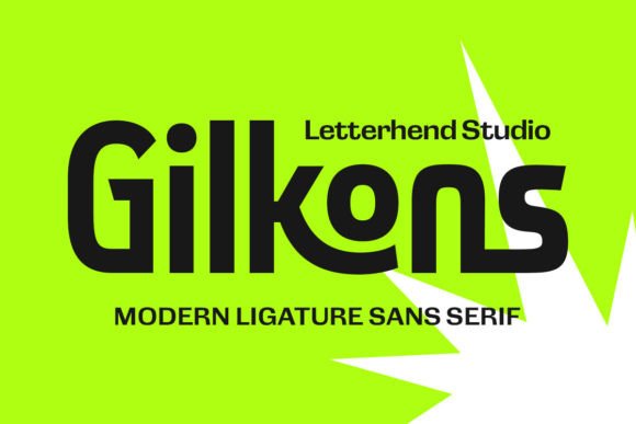 Gilkons: A Modern Sans Serif Font for Clean Branding