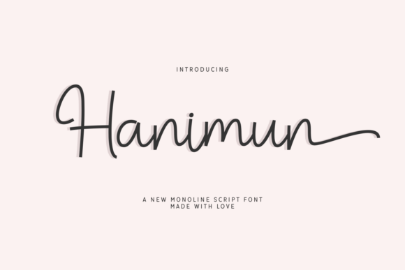 Hanimun Font: A Delicate Script Typeface for Branding