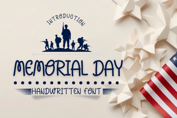 Memorial Day Font for Editorial Design