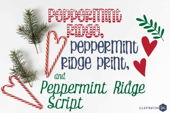 Peppermint Ridge Trio Font for Editorial Design
