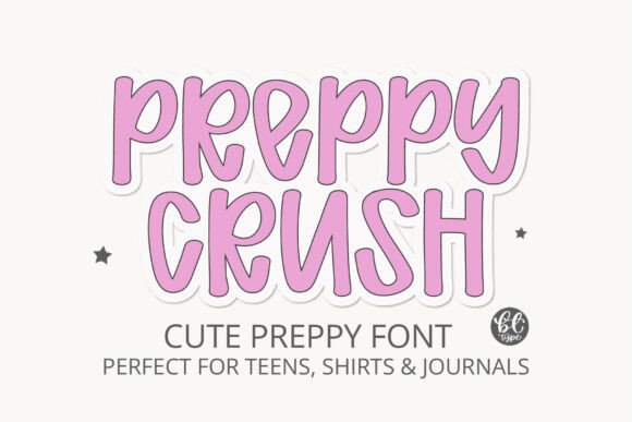 Preppycrush Font for Confident Small Business Branding