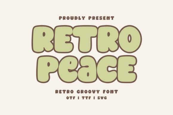 Retro Peace Regular Font for Bold Branding