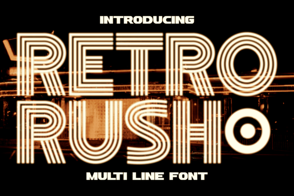 Retro Rush: The Art Deco Display Font for Modern Brands