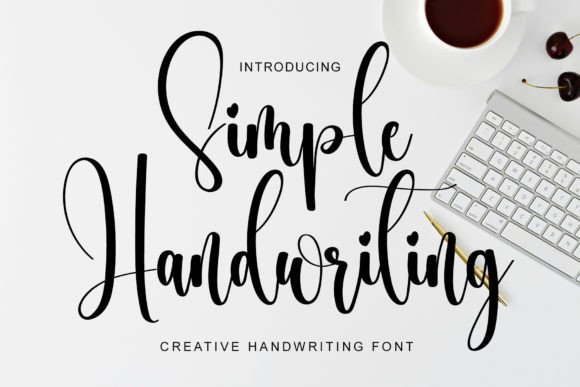 Simple Handwriting Font for Editorial Design