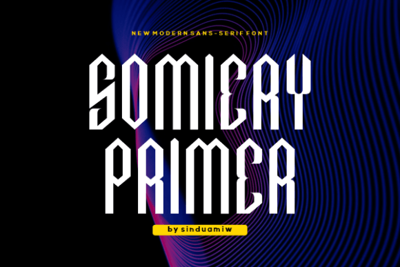 Somiery Primer: A Modern Sans Serif Typeface Review