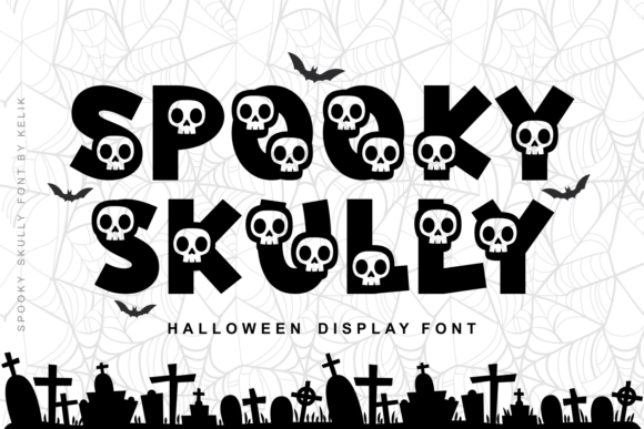 Spooky Skully Font for Playful Business Branding