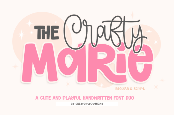 The Crafty Marie Typeface for Polished Branding