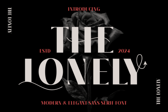 The Lonely Typeface for Modern Editorial Design