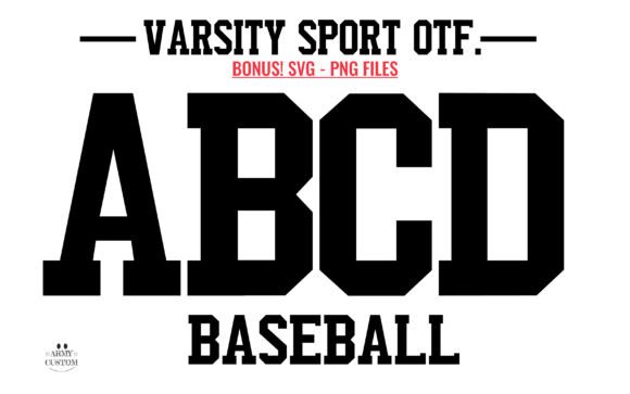 Varsity Sport Army Typeface Review