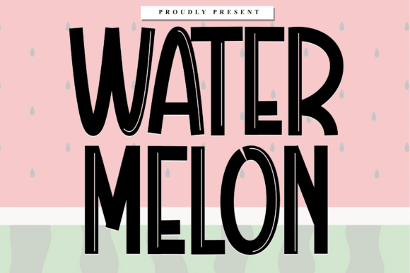 Water Melon Font: Elegant Script for Editorial Design