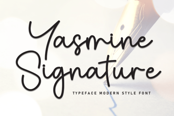 Yasmine Signature Typeface Review